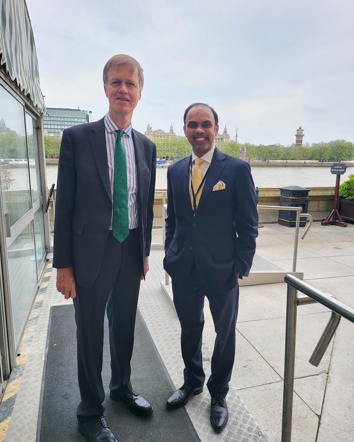 Stephen Timms MP with Cykube CEO